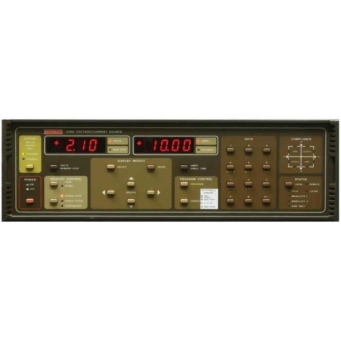 Keithley 228 for Rent, 100W Programmable Voltage Current Source, source or sink