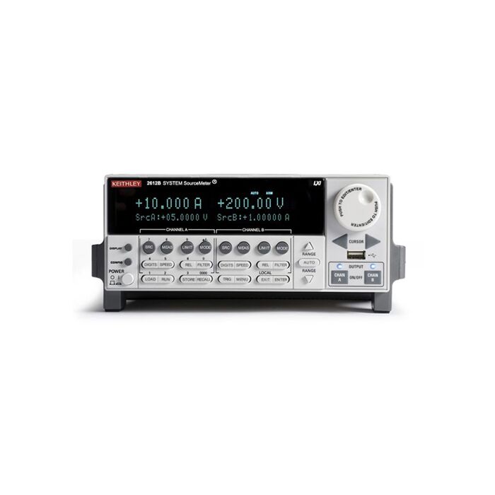 Keithley 2612B for Rent, Dual-Channel SMU SourceMeter, 10 A, 200 V, 200 W