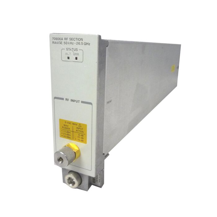 Keysight 70906A for Rent, RF Section 50 kHz to 26.6 GHz