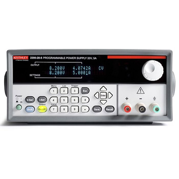 Keithley 2200-20-5 Power Supply, 20 volts, 5 amps DC Programmable