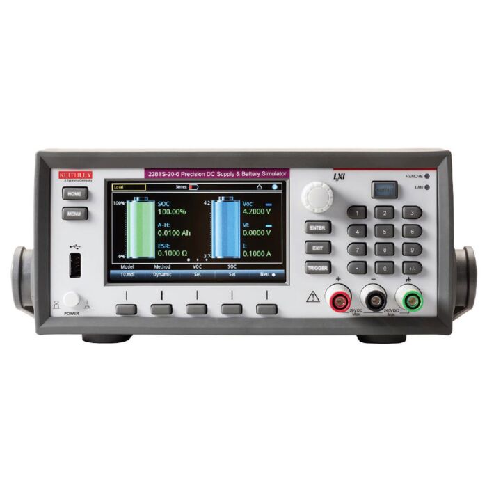 Keithley 2281S-20-6 Precision DC Supply and Battery Simulator, 20v, 6a, 120w