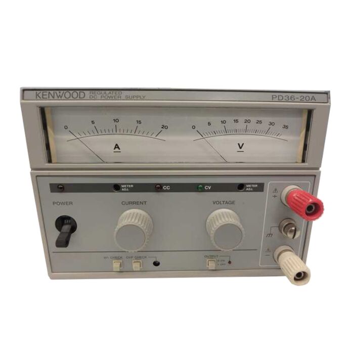 Rent the Kenwood PD36-20A Regulated DC Power Supply - Analog 36V, 20A