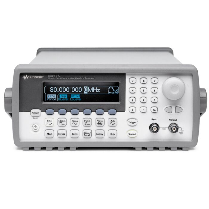 Keysight 33250A for Rent, Function/Arbitrary Waveform Generator, 80MHz