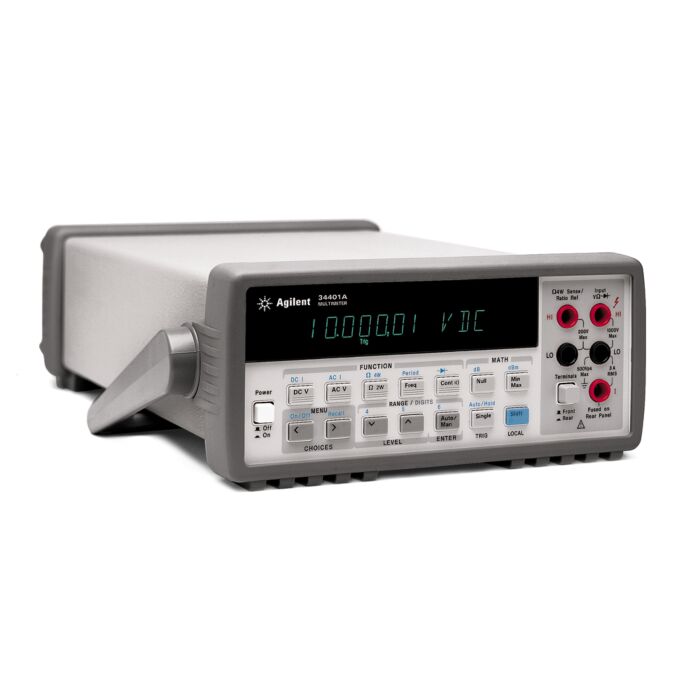 Keysight 34401A for Rent, Digital Multimeter, 6.5 Digit Resolution, 1000V Max Input