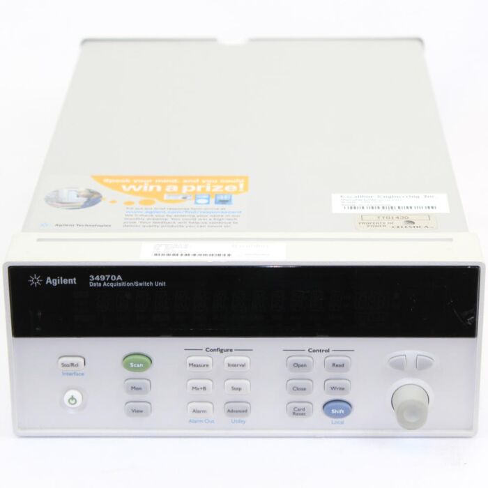 Used Keysight Technologies 34970A Data Acquisition Switch Unit