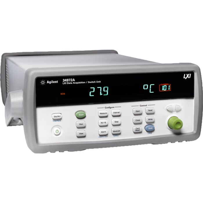 Keysight 34972A for Rent, LXI Data Acquisition Switch Unit with LAN & USB