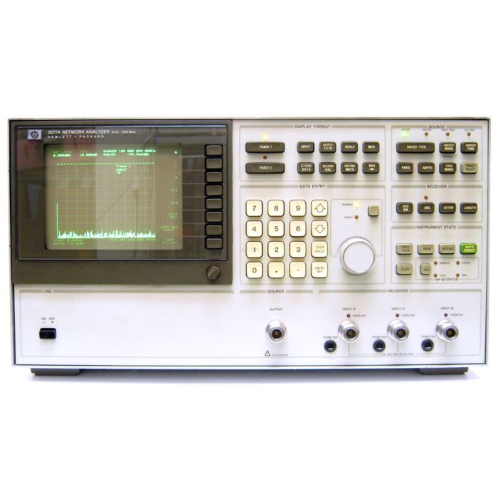 Keysight / Agilent 3577A Used for Sale Network Analyzer 5Hz to 200MHz Three-input, Dual-trace