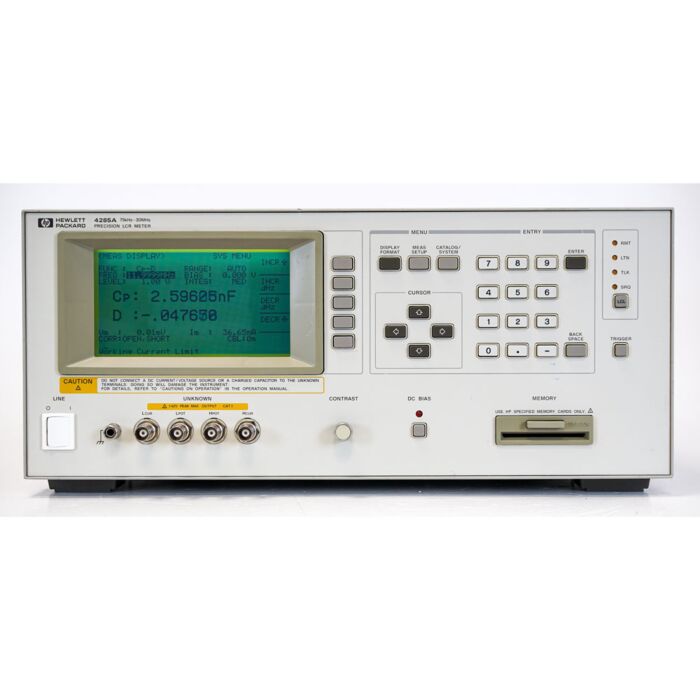 Used Keysight 4285A Precision LCR Meter, 75kHz to 30MHz