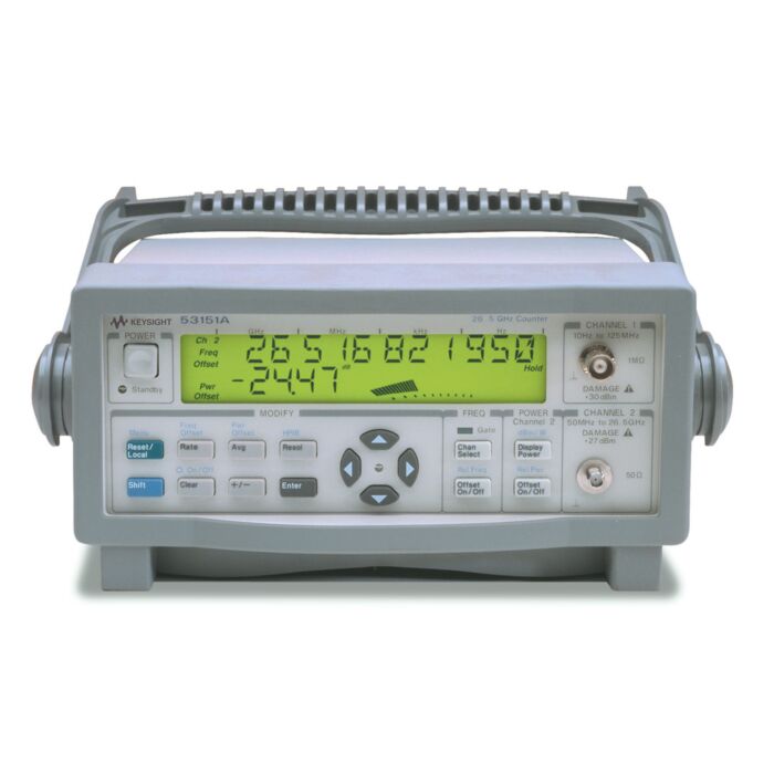 Keysight 53150A for Rent, CW Microwave Frequency Counter, 50MHz to 20GHz, Single input