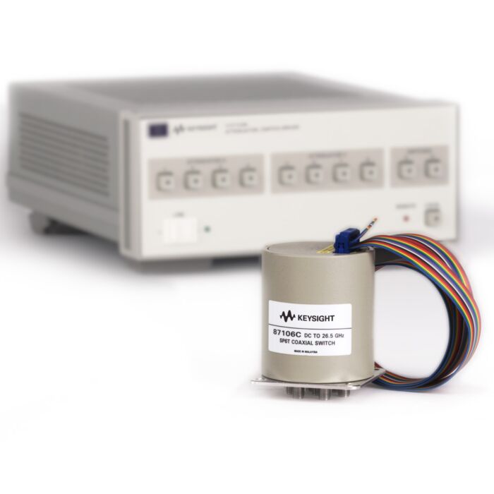 Keysight 87106C Switch, SP6T, DC to 26.5GHz Terminated