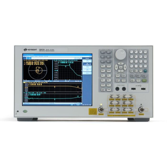 Keysight / Agilent E5072A Used for Sale RF Network Analyzer with Test Set; 30kHz-8.5GHz 2 Port ENA