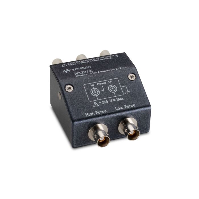 Keysight N1297A Banana - Triax Adapter for 2-wire (non Kelvin) connection
