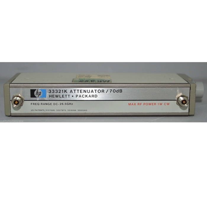 Keysight 33321K for Rent, Programmable step attenuator, DC - 26.5 GHz.
