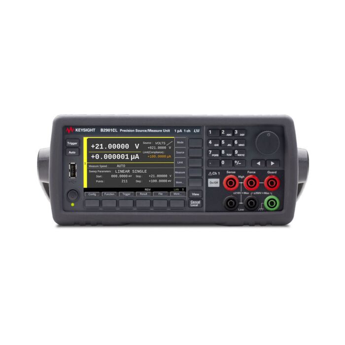 Keysight B2901CL Precision Source/Measure Unit 1ch, 1pA resolution
