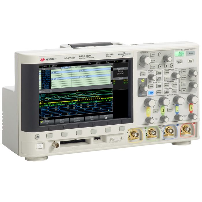 Keysight DSOX3034A Oscilloscope, 4-Channel, 350MHz