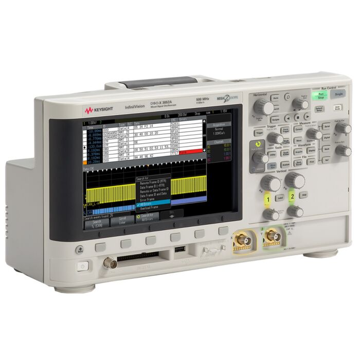 Keysight DSOX3052A Oscilloscope, 2-Channel, 500MHz