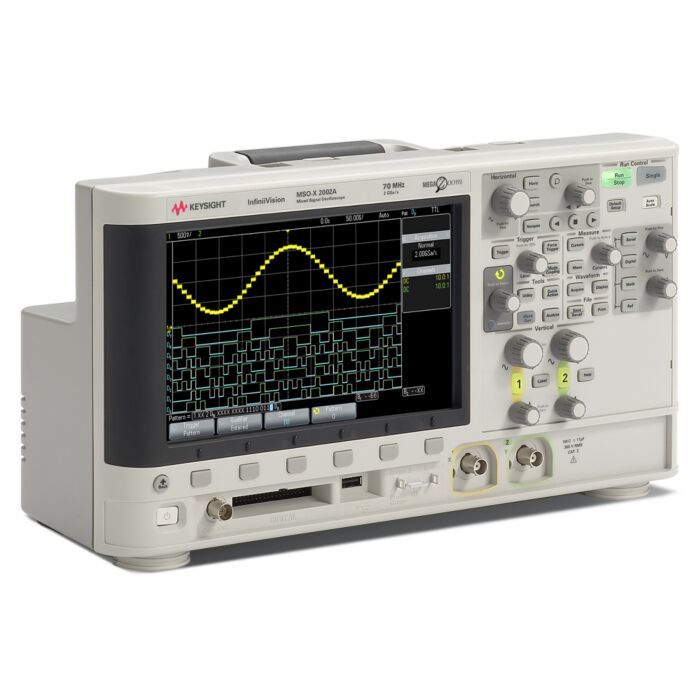 Keysight MSOX2002A Oscilloscope, Mixed Signal, 70MHz 2+8-Channel