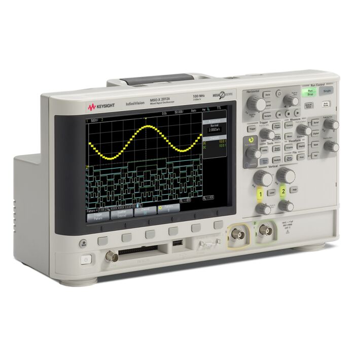 Keysight MSOX2012A Oscilloscope, Mixed Signal, 100MHZ, 2+8 Channel