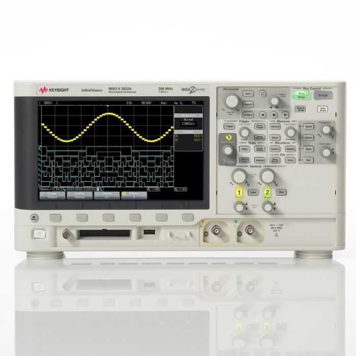 Keysight MSOX2022A Oscilloscope, MixedSignal, 200MHz, 2+8 Channel