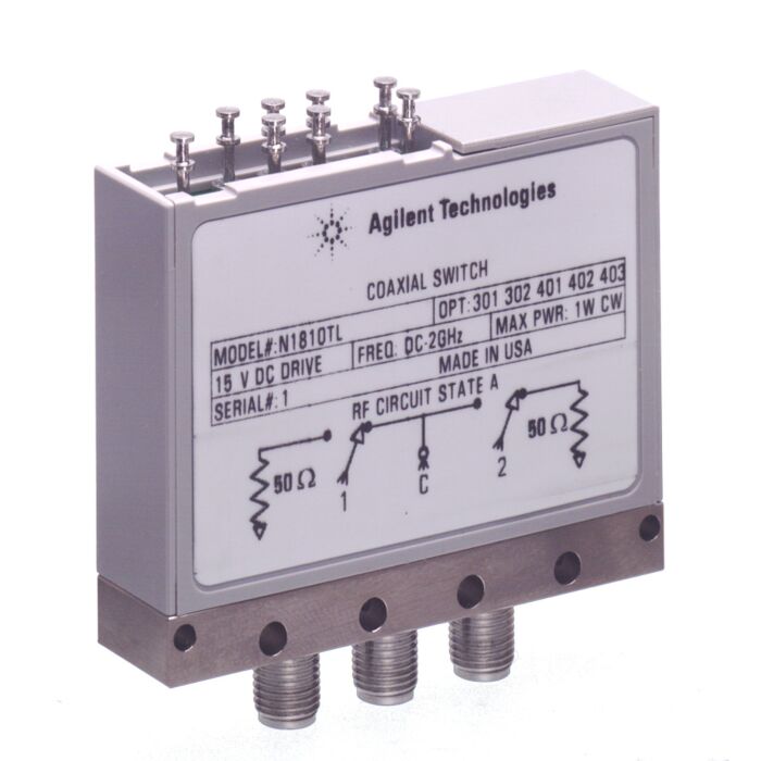 Keysight N1810TL Coaxial Switch, SPDT Terminated Latching with Current Interrupt