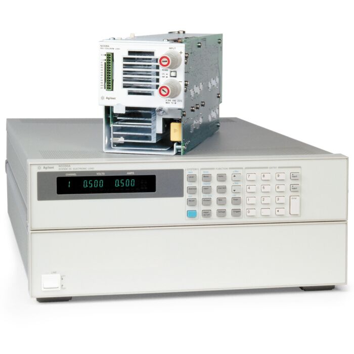 Keysight N3301A DC Electronic Load Mainframe, 600W Max, 2 Slots