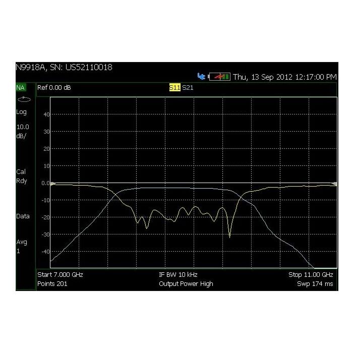 Keysight N9916A-210 Vector Network Analyzer, Transmission/Reflection