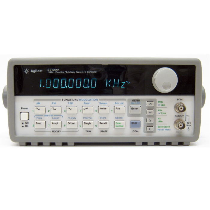 Keysight 33120A for Rent, Function-Arbitrary Waveform Generator, 15MHz