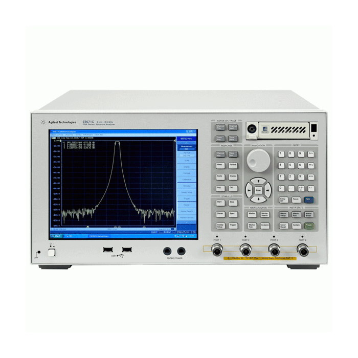 Keysight / Agilent E5071C-260 for Rent, ENA Series Network Analyzer, 9 kHz to 6.5 GHZ