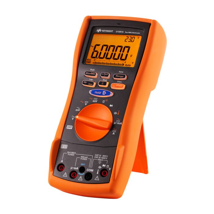 Keysight U1281A True RMS 60000 Count Handheld Digital Multimeter, 800 hours battery life