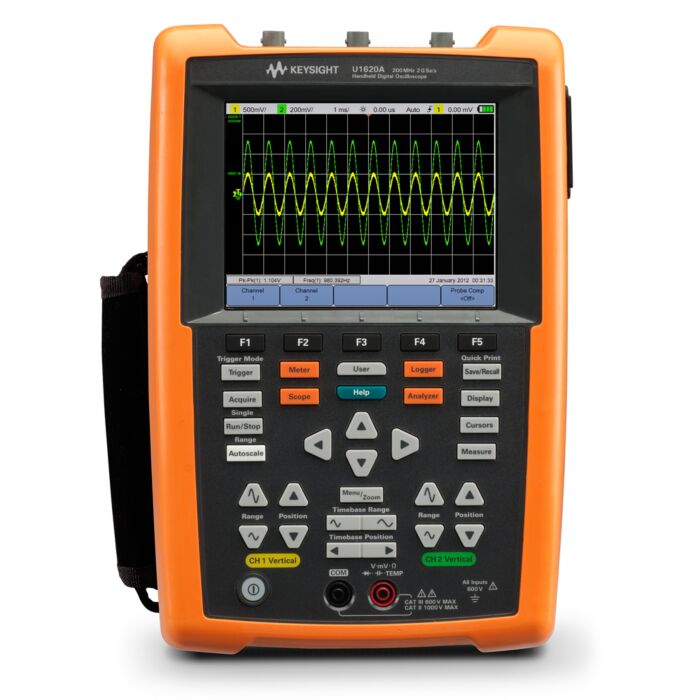 Keysight U1620A 200MHz Dual-Channel Handheld Oscilloscope