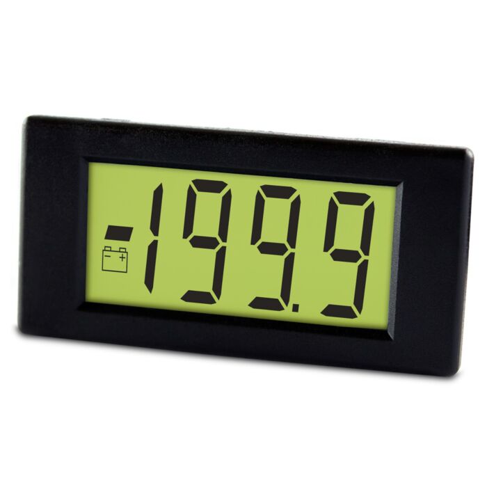 Lascar DPM 3AS-BL 3.5 Digit Backlit LCD Voltmeter Module, 11 mm Digit Height
