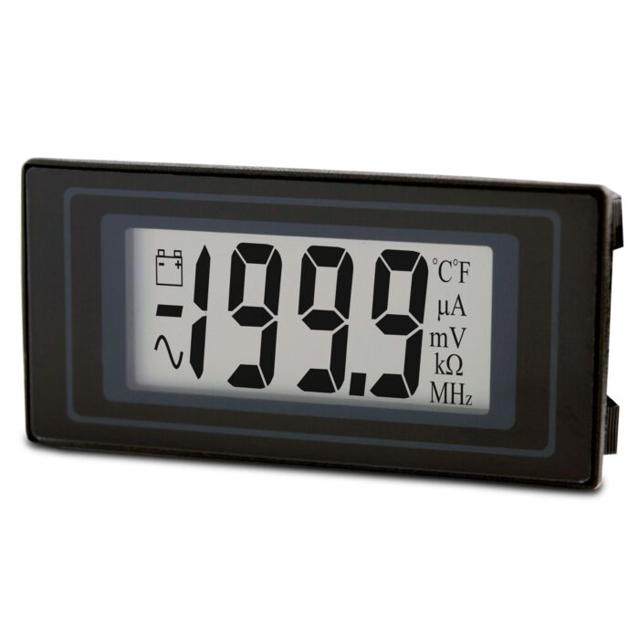 Lascar DPM 400 3.5 Digit LCD Voltmeter, 10 mm Digit Height