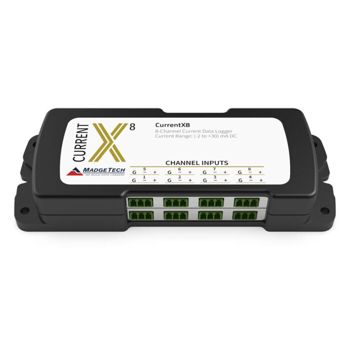 MadgeTech CURRENTX8-160MA 8-channel, low-level DC current data logger w/ 160mA range