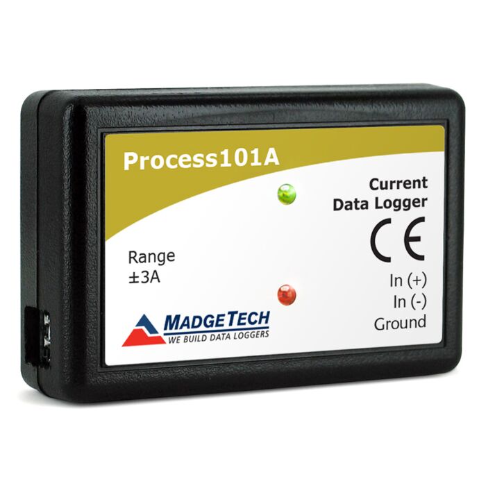 MadgeTech PROCESS101A-20MA Low Level,-2mA-30mA DC Current Recorder w/10 year battery