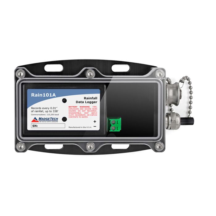 MadgeTech RAIN101A Rainfall Recording System 