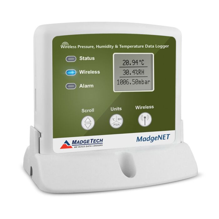 MadgeTech RFPRHTEMP2000A Wireless Pressure, Humidity & Temperature Data Logger w/LCD
