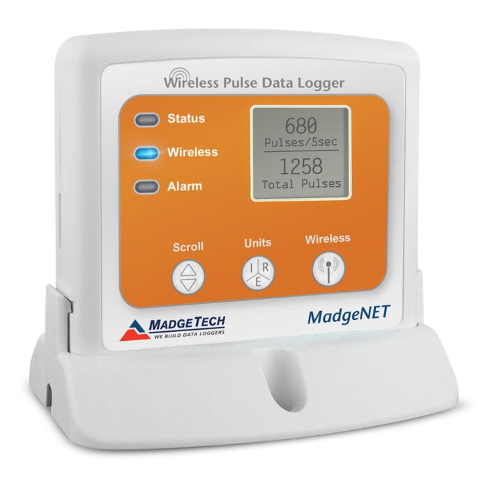 MadgeTech RFPULSE2000A Wireless Pulse Data Logger with LCD