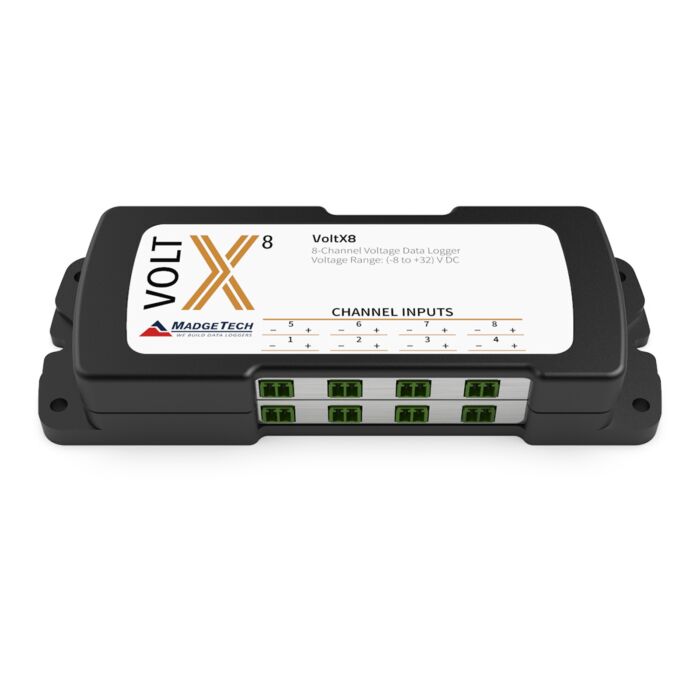 MadgeTech VOLTX8-160MV 8-channel, DC voltage data logger with 160 mV range
