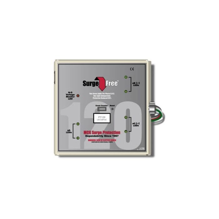 MCG Surge Protection PT120-120Y Surge Protector, 120/208VAC