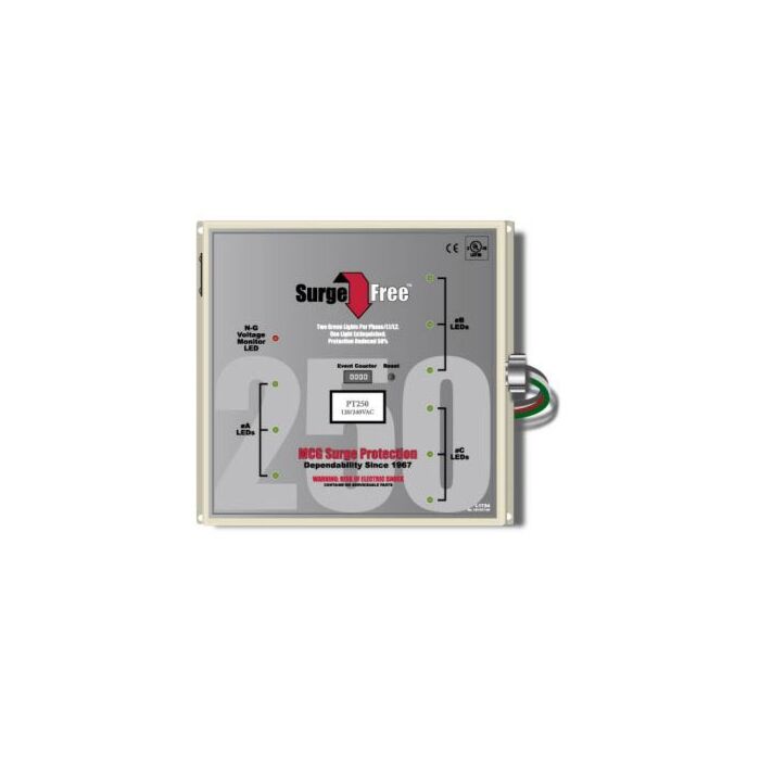 MCG Surge Protection PT250-120T Surge Protector, 120/240VAC