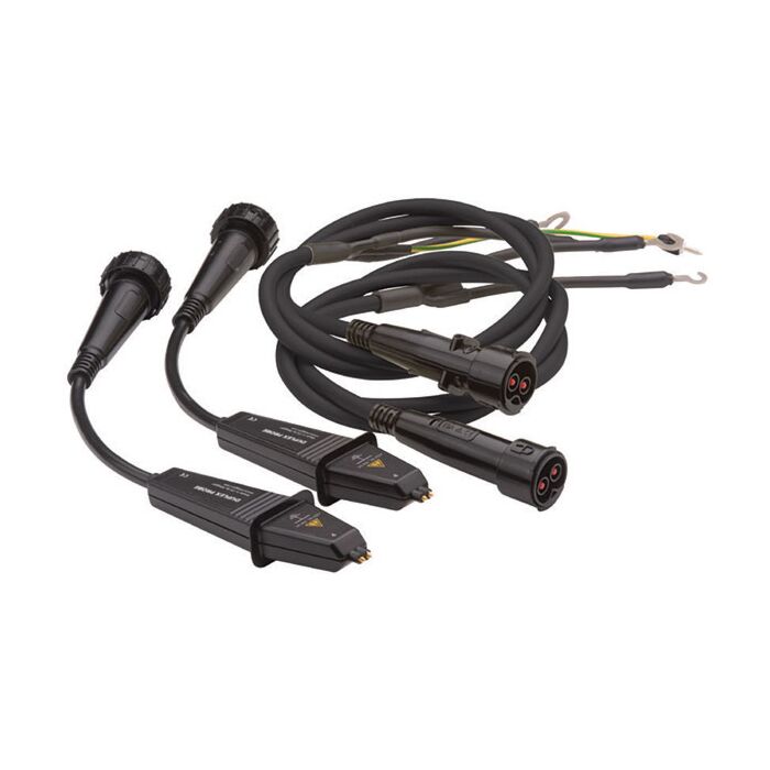 Megger 1006-445 DH5-C Two wire, four terminal duplex probe lead set, 3 m