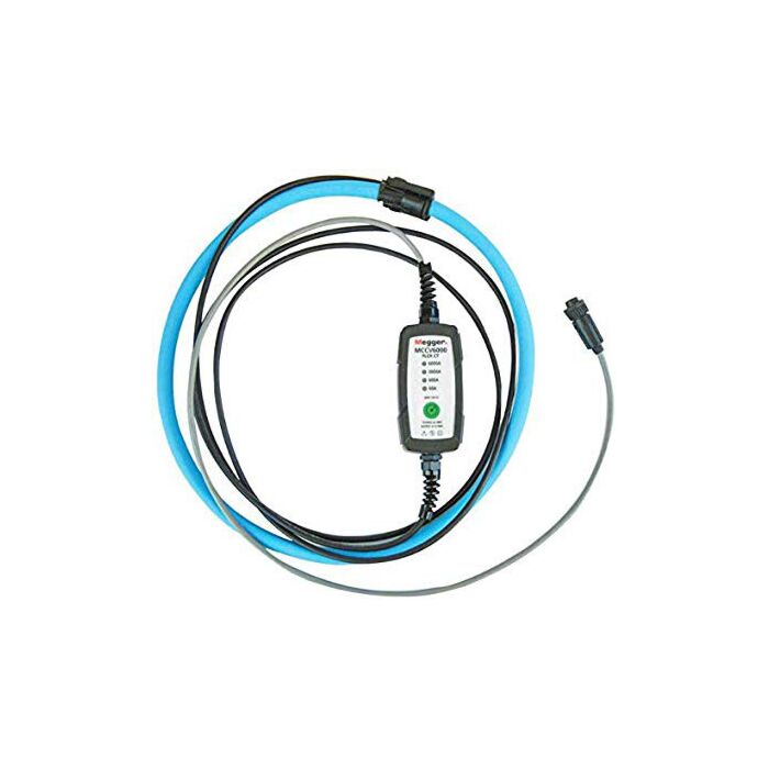 Megger MCCV6000-37 Four range 6000 A AC flex rope current clamps, (37 cm ID)