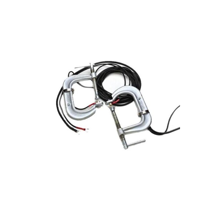 Megger 242104-2-16 Duplex Test Lead with Heavy Duty C-Clamps, 16' length