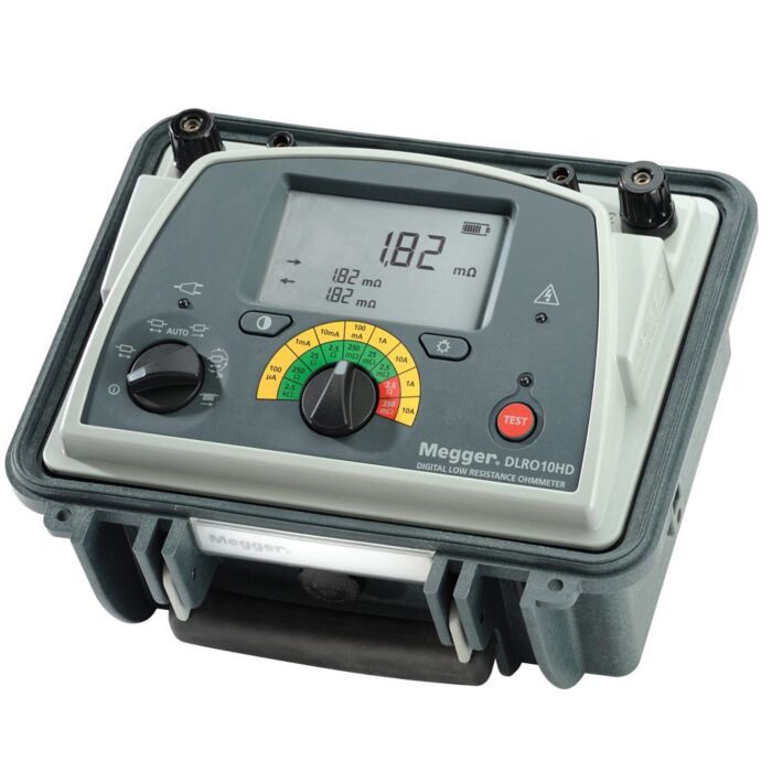 Used Megger DLRO-10 Digital Low Resistance OhmMeter