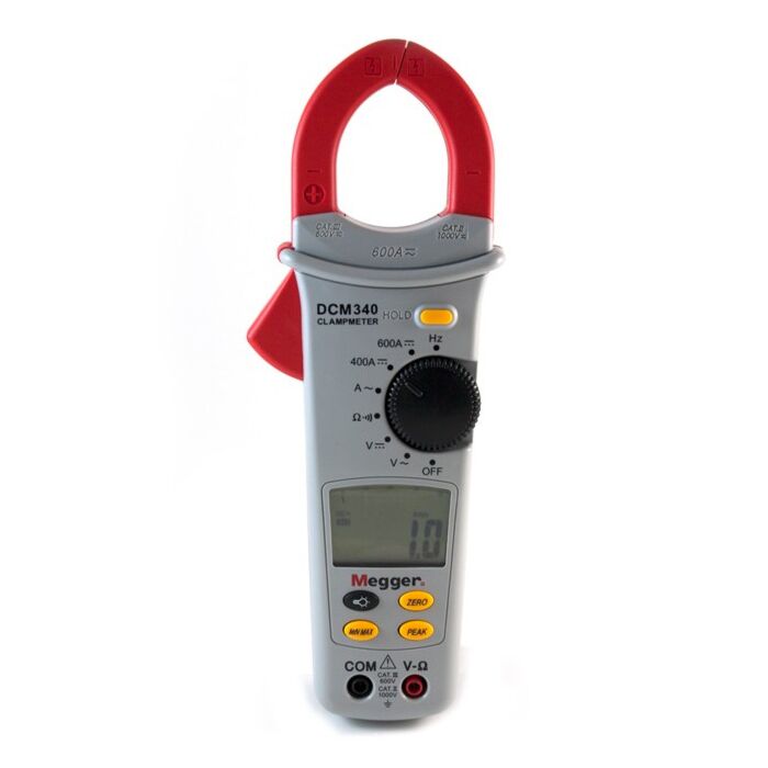 Megger DCM340 Digital Clamp Meter, 600A/600V