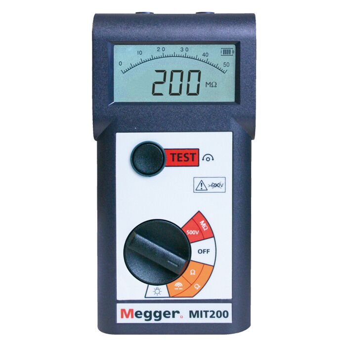 Megger MIT200 500V Insulation and Continuity Tester