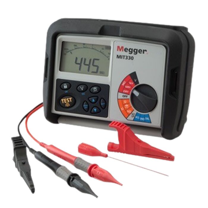Megger MIT310 Insulation & Continuity Tester, 250V, 500V, 1000V