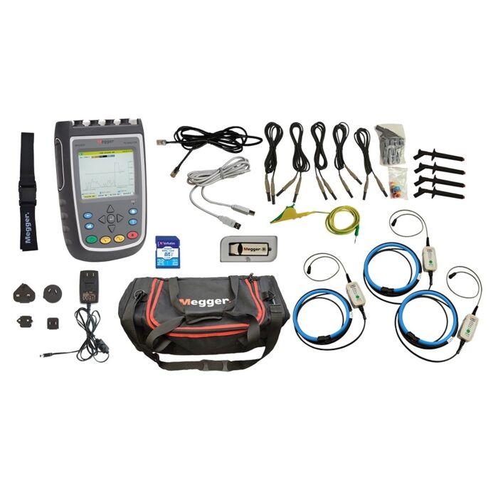 Used Megger MPQ1000-GOLD KIT 3-Phase PQ Analyzer Kit with 27" 6000V Clamps