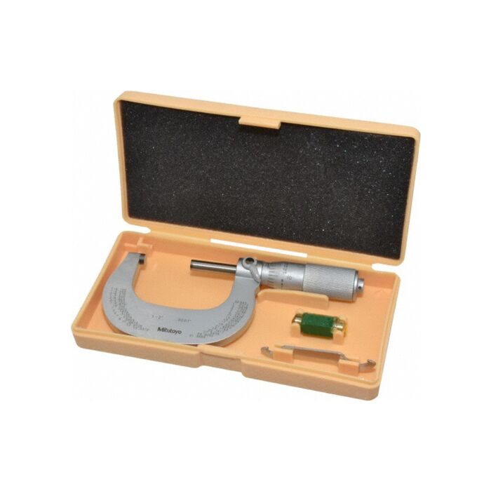 Mitutoyo 101-118  Micrometer, Outside, 1-2" Range