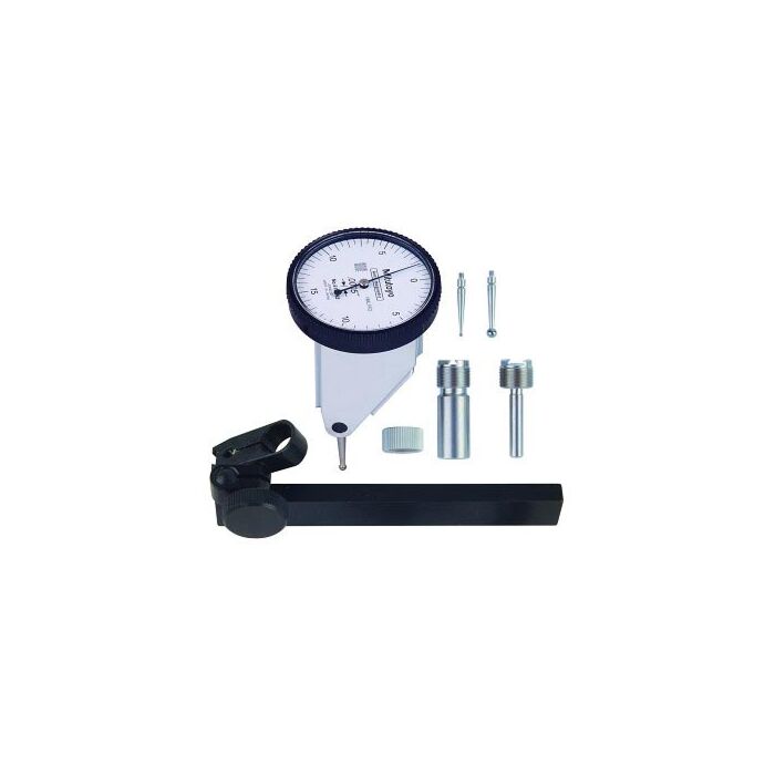 Mitutoyo 513-452-10T Dial Test Indicator Set, Vertical, White Dial